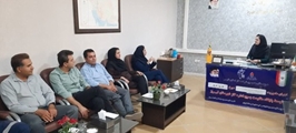 جلسه پیشگری از سوء مصرف مواد مخدر در اداره گاز نی ریز